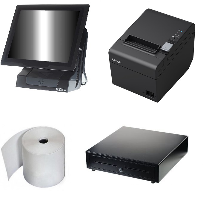 Software Kounta Kounta POS Bundle Epson TMT82III ETH/USB Receipt Printer + 80x80 Box of