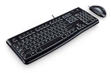 Logitech Wired Keyboard & Mouse